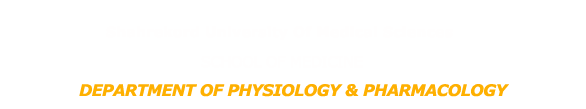 Department of Physiology Pharmacology
